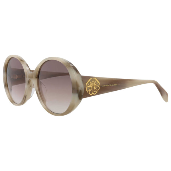 Preloved - Alexander Mcqueen Womens 57 Mm Ivory Sunglasses Am0285s-30009390-004 One Color