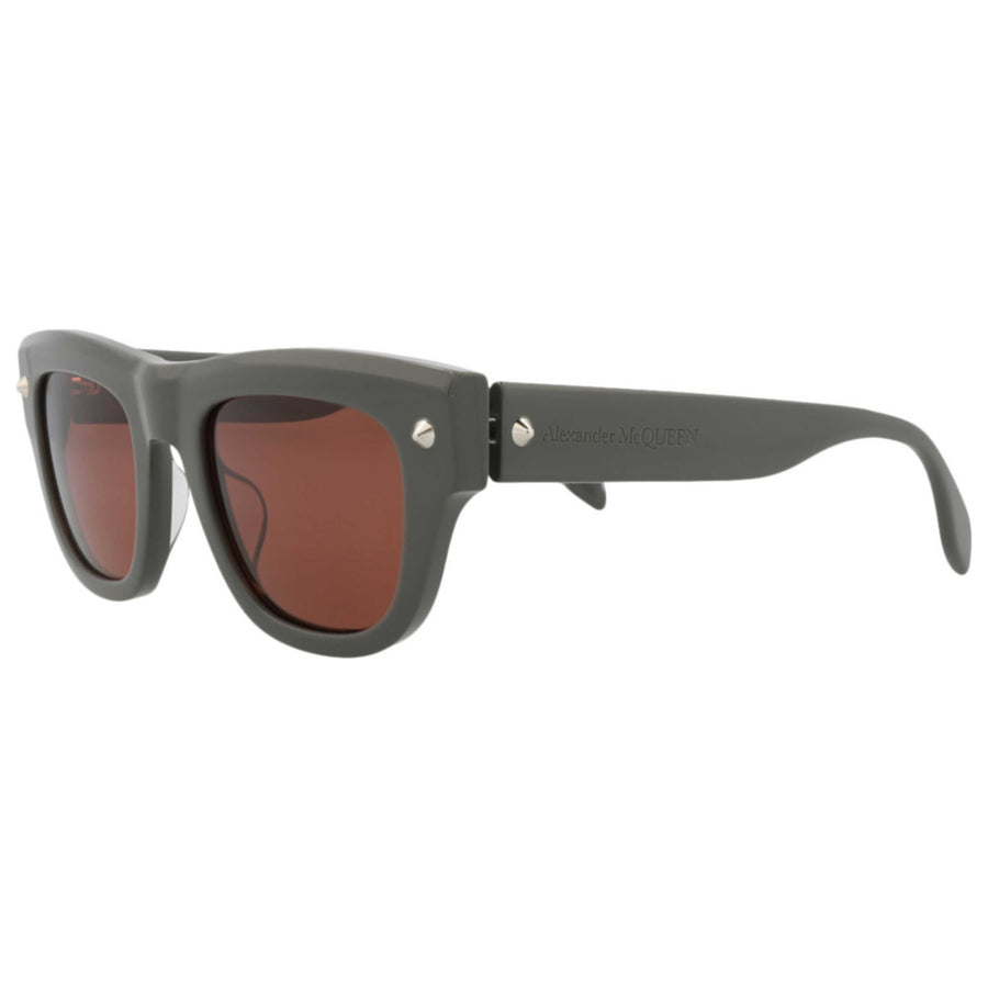 Preloved - Alexander Mcqueen Mens 51 Mm Grey Sunglasses Am0425s-30014620-004 One Color