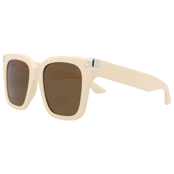 Preloved - Alexander Mcqueen Womens 53 Mm Ivory Sunglasses Am0440s-30015177-004 One Color