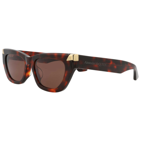 Preloved - Alexander Mcqueen Womens 53 Mm Havana Sunglasses Am0440sa-30015178-003 One Color