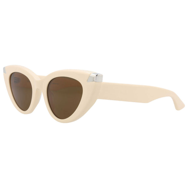 Preloved - Alexander Mcqueen Womens 50 Mm Ivory Sunglasses Am0442s-30015180-004 One Color