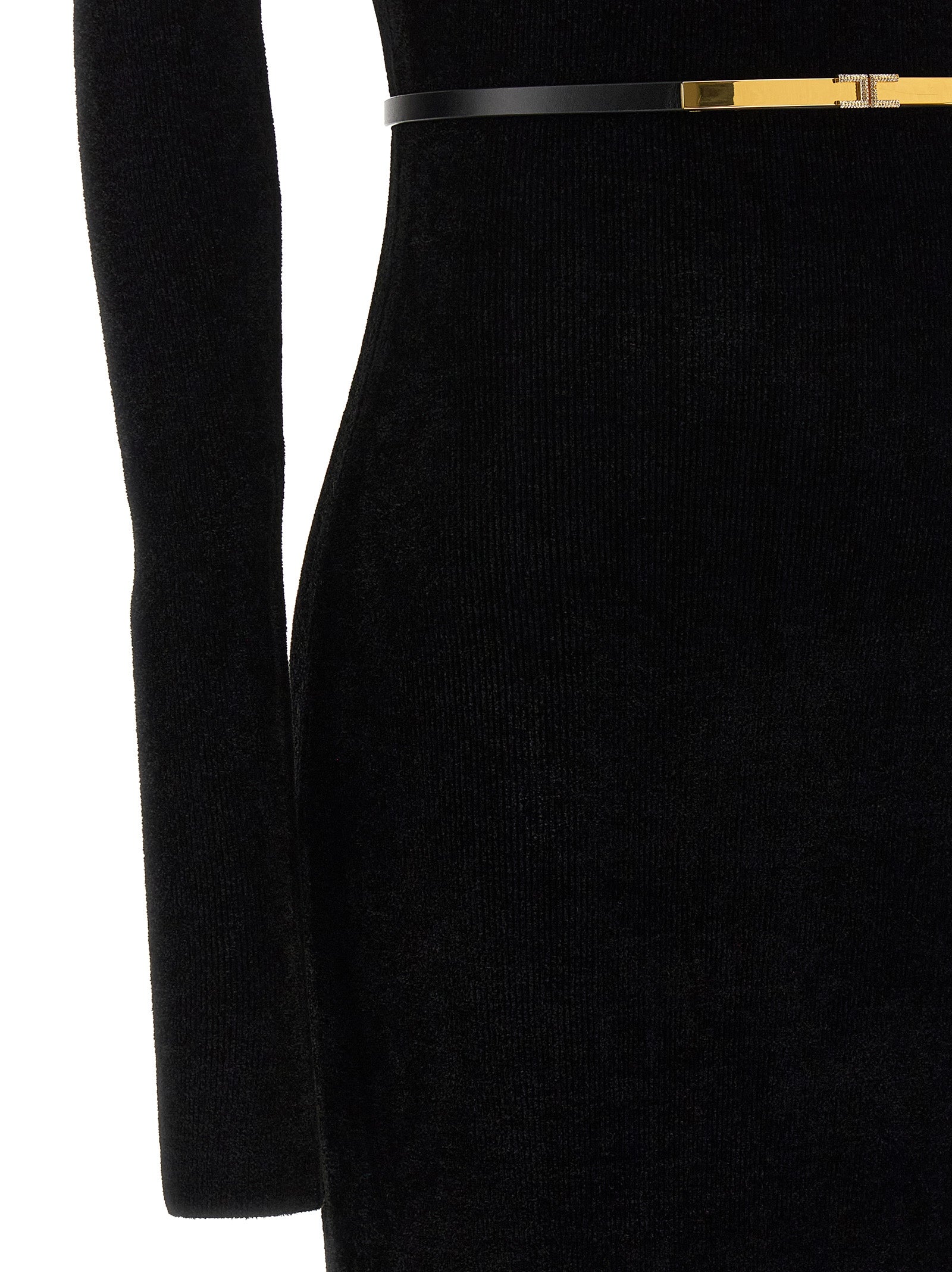 Red Carpet Dress Black Viscose