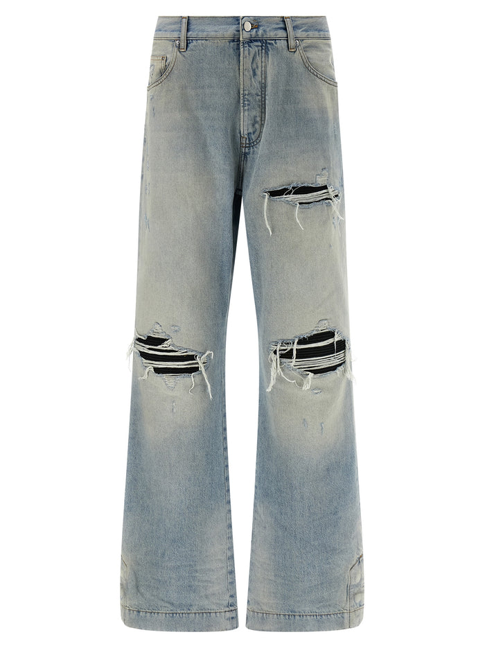 MX1 Straight Flare jeans Light Blue Cotton