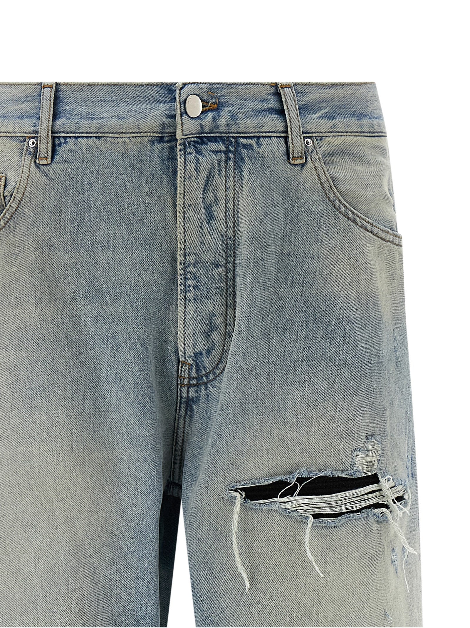 MX1 Straight Flare jeans Light Blue Cotton
