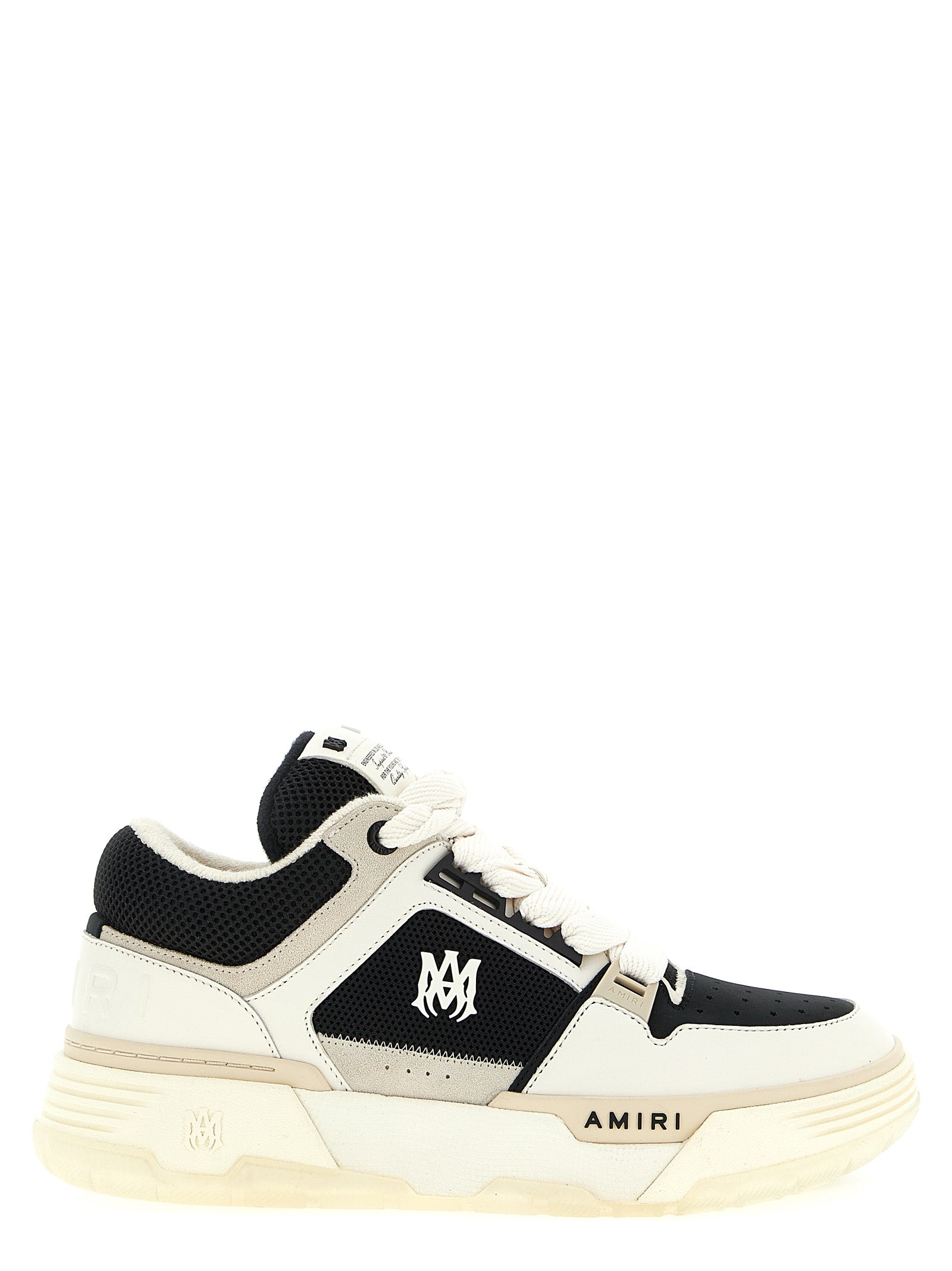 Ma-1 sneakers White/black Calfskin Leather (bos Taurus)