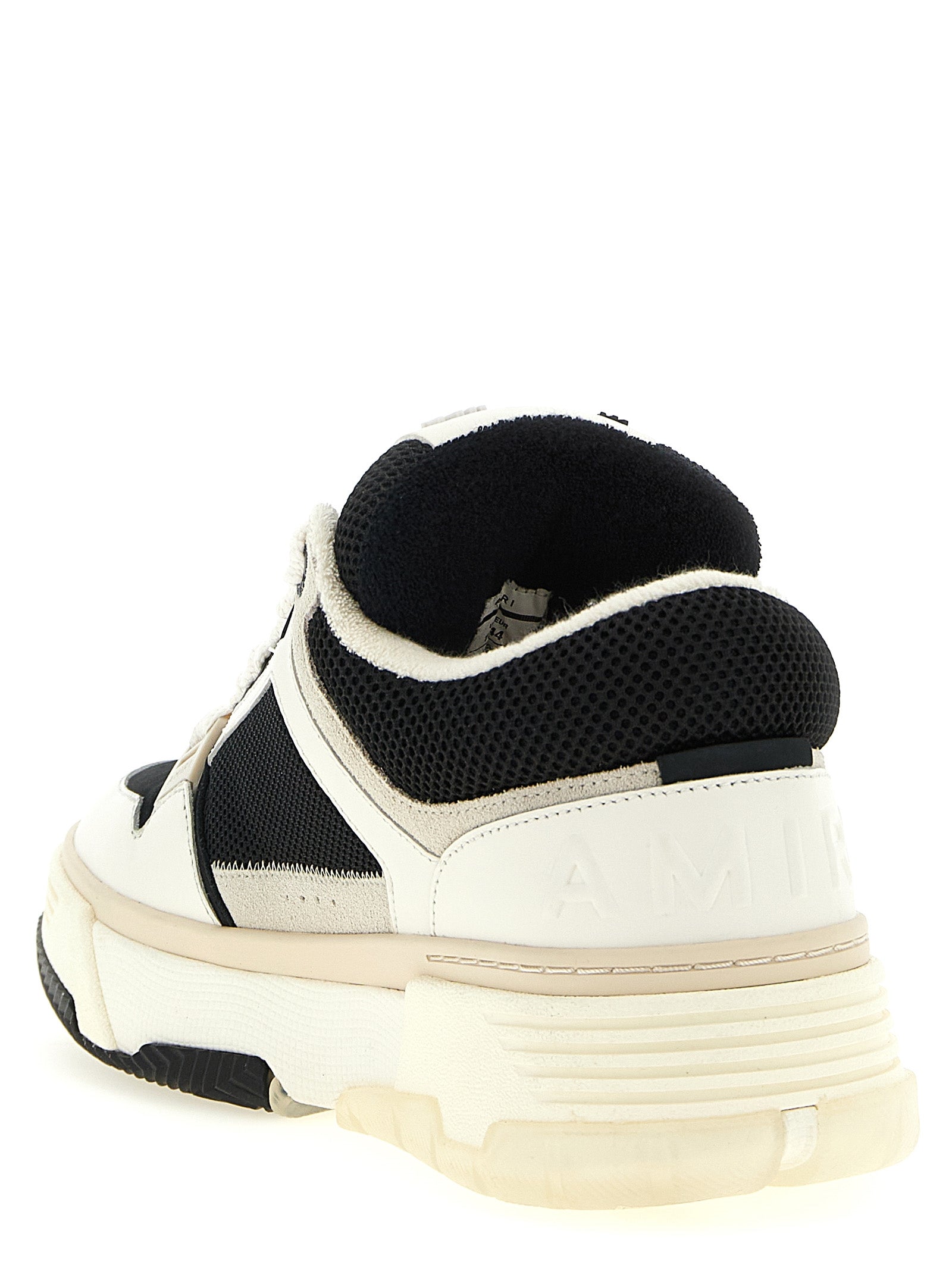 Ma-1 sneakers White/black Calfskin Leather (bos Taurus)