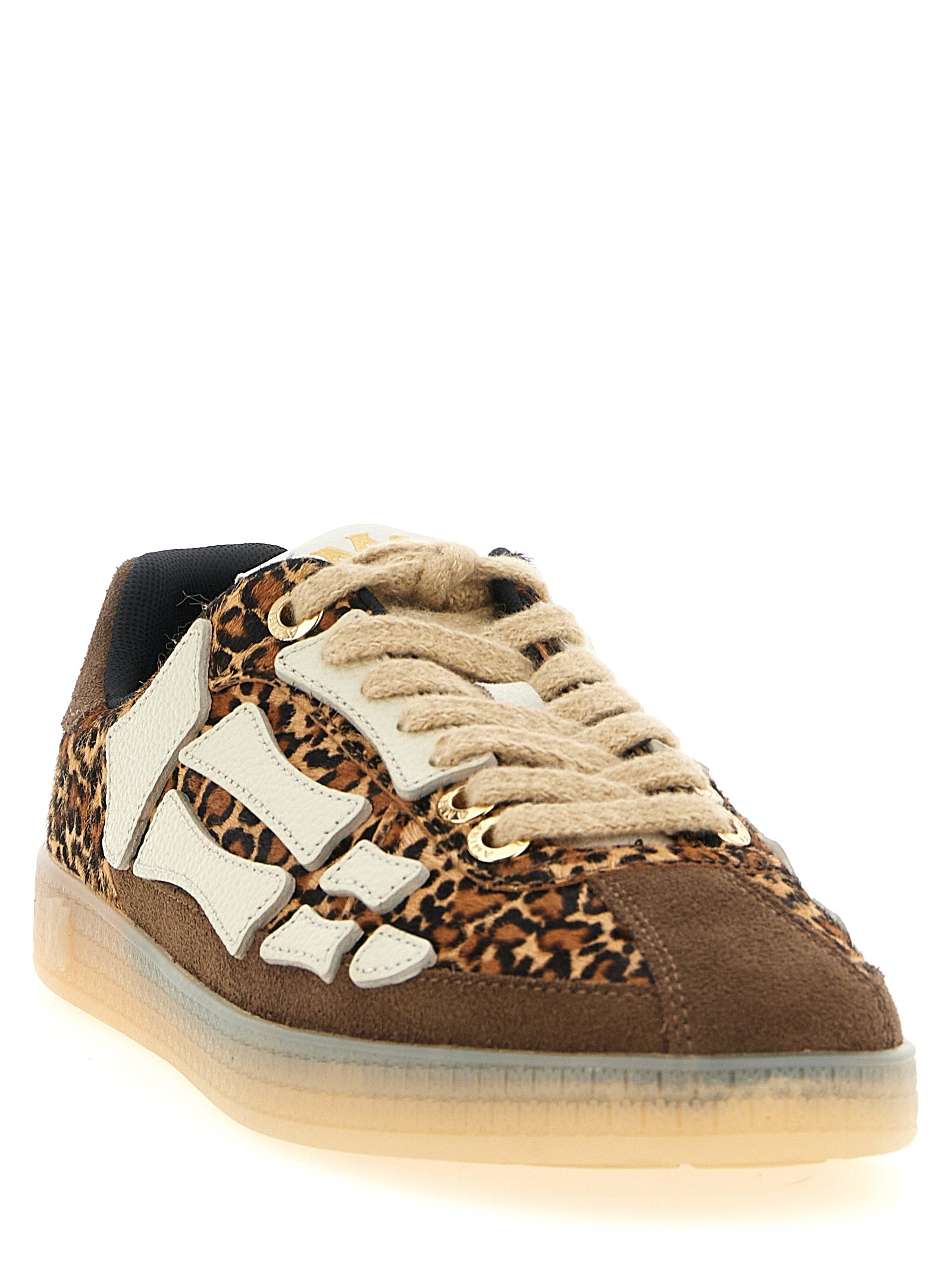Leopard Pacific Bones sneakers Brown Cow Leather (bos Taurus)
