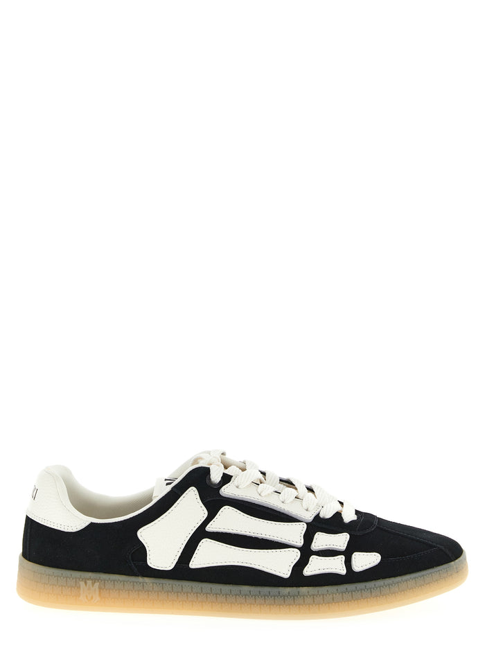 Pacific Bones Sneaker Black Calfskin Leather (bos Taurus)