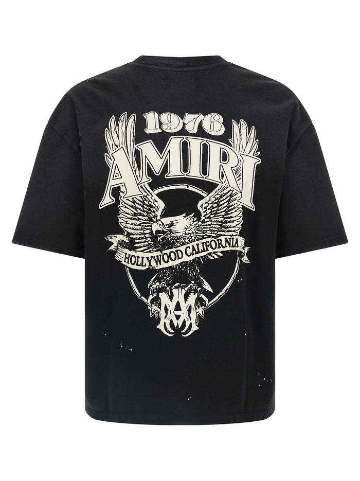 Amiri Eagle T-shirt Black Cotton