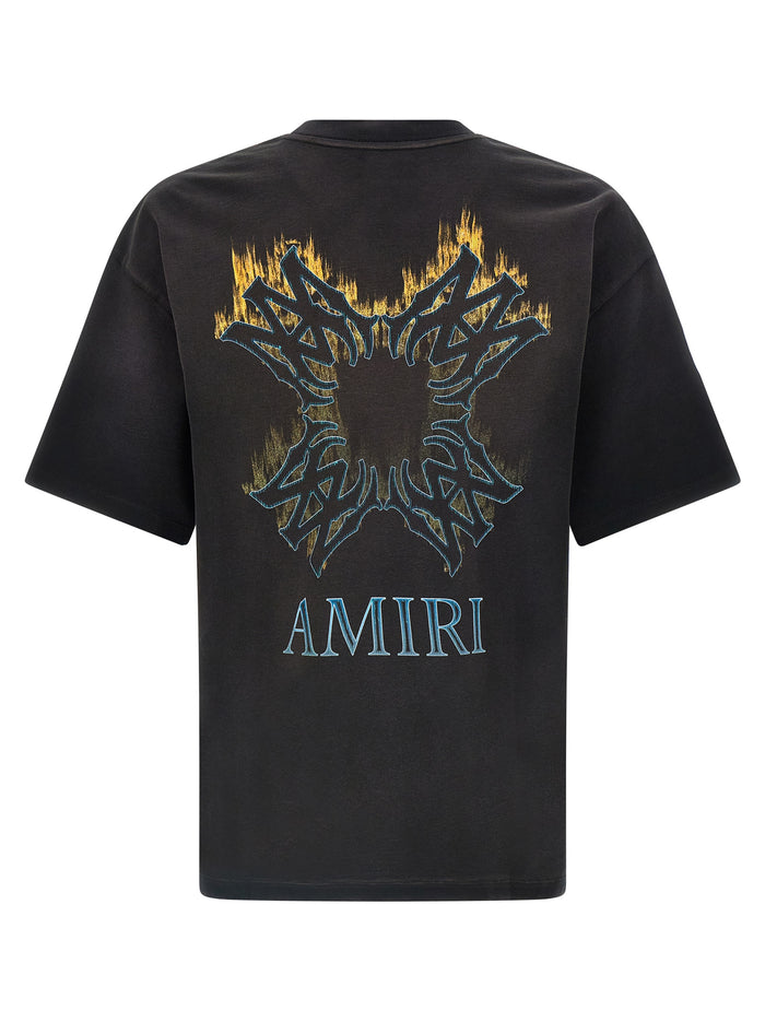 MA Quad Flames T-shirt Black Cotton