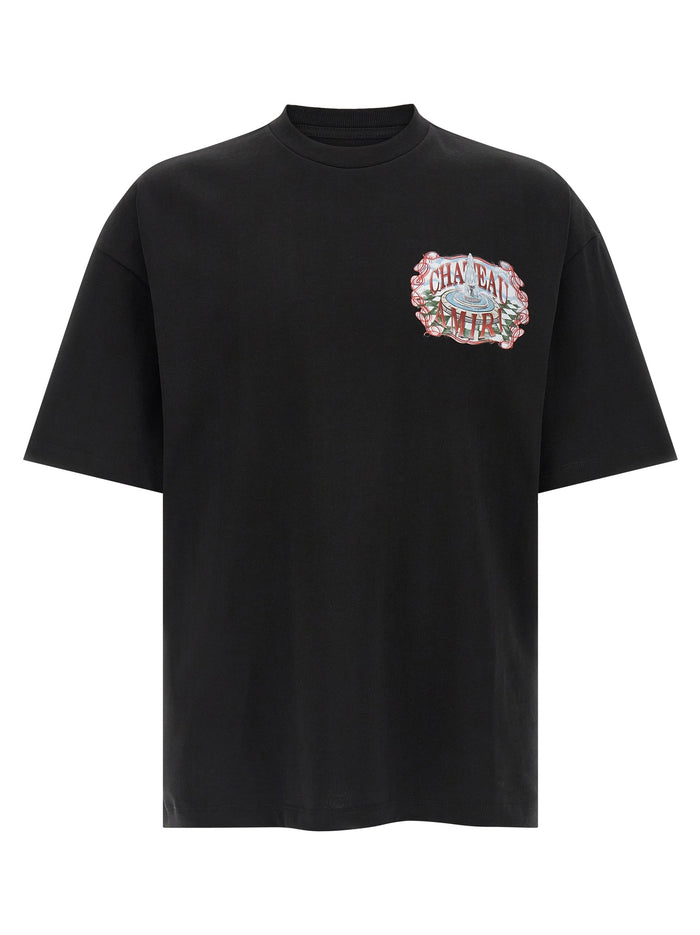 Chateau Sketch T-Shirt Black Cotton