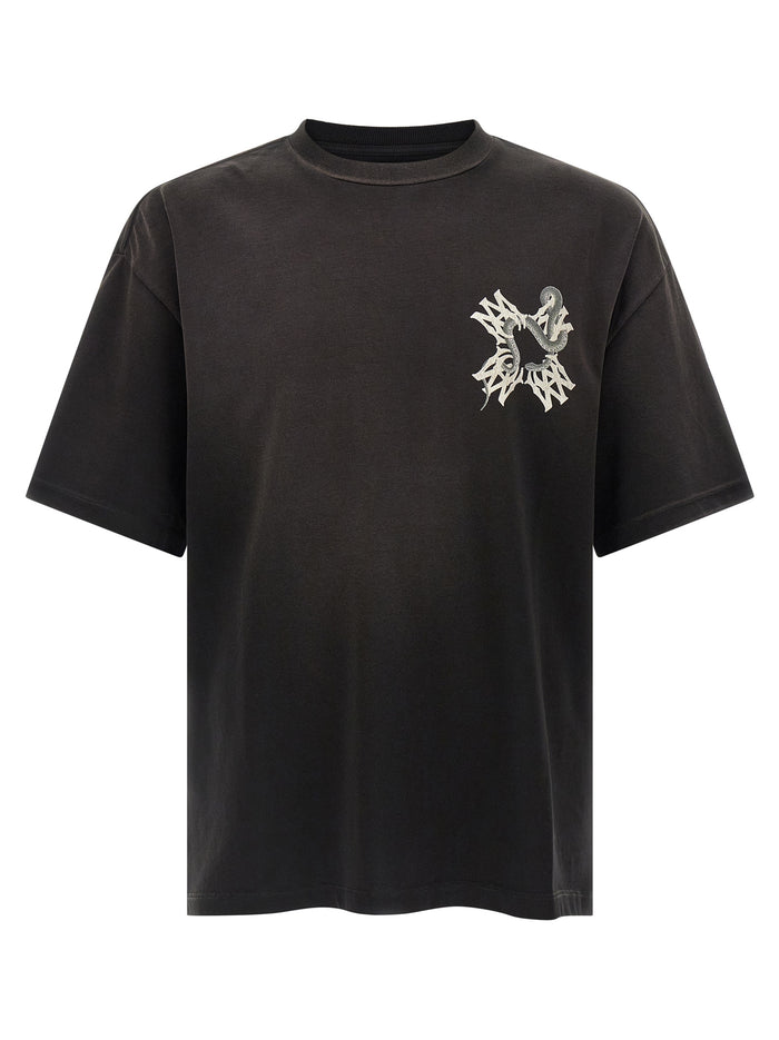 MA Quad Snake T-shirt Black Cotton