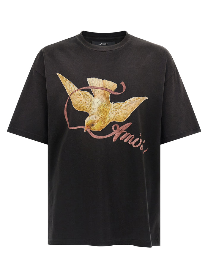Amiri Ribbon T-shirt Black Cotton