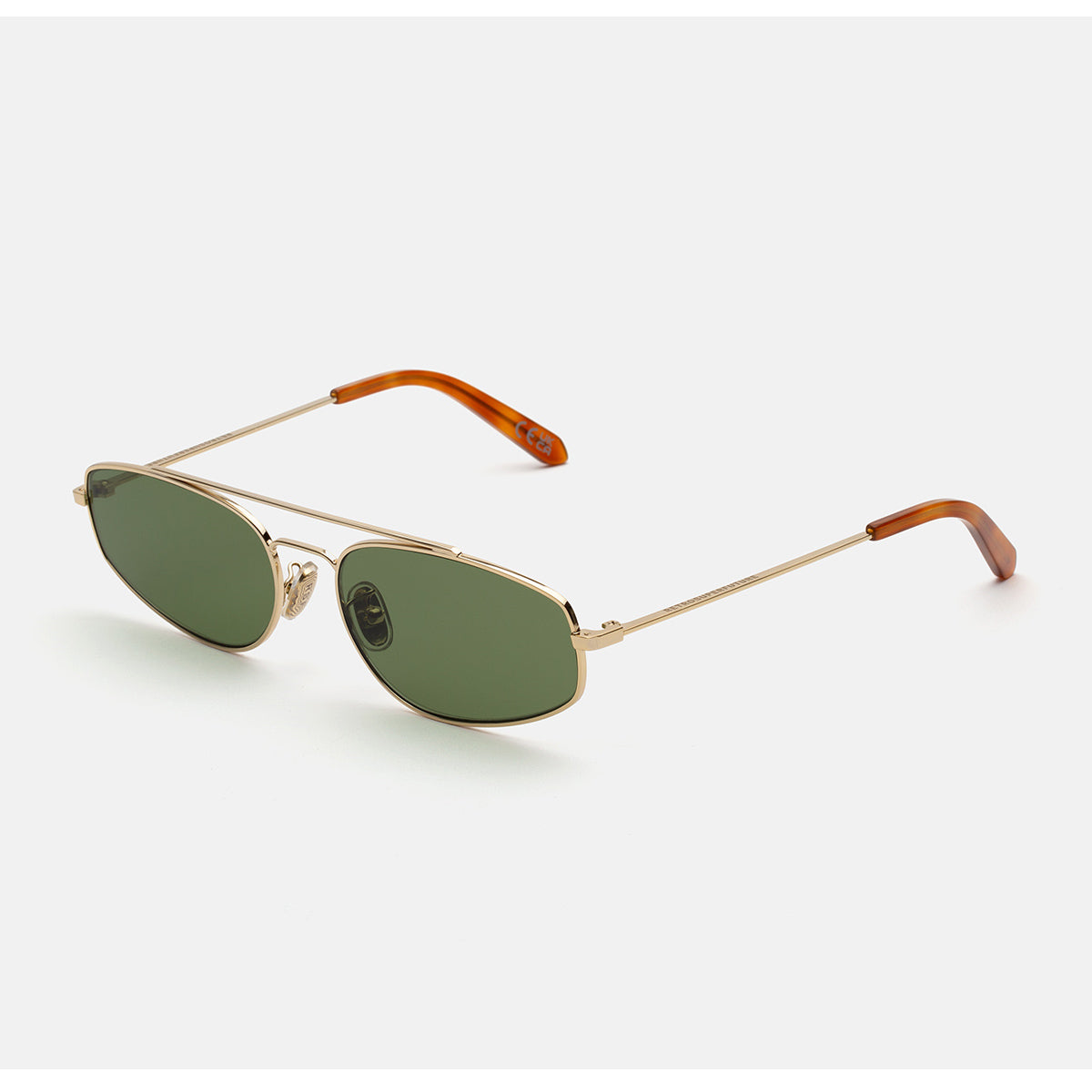 Retrosuperfuture TEMA 2.0 GREEN Gold Oro Metal Occhiali Da Sole