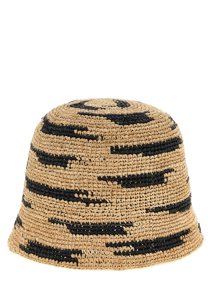 Andao bucket hat Multicolor Raffia