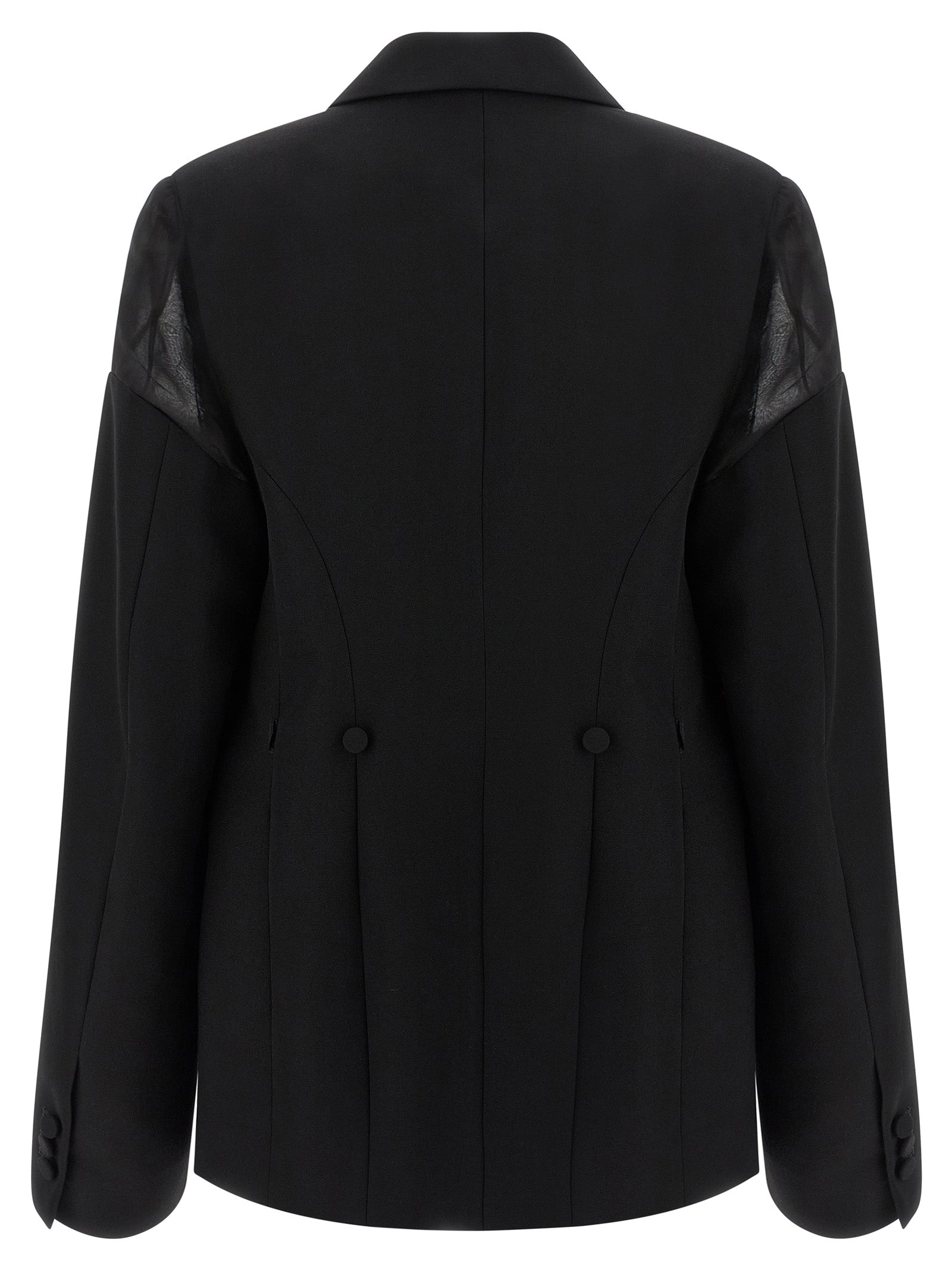Sveva blazer Black Virgin Wool Blazer, Suits