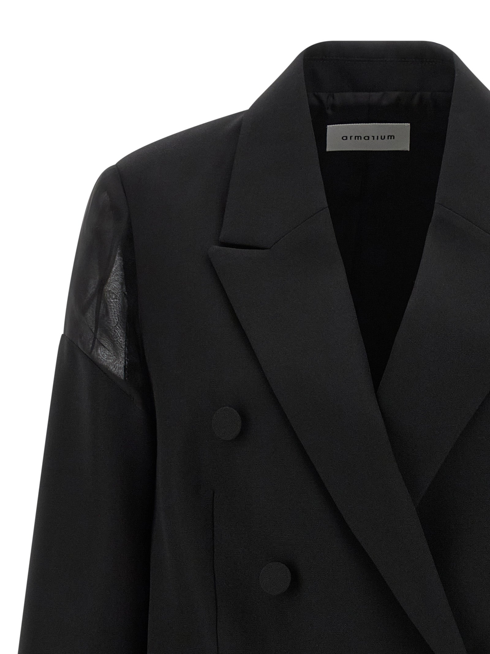 Sveva blazer Black Virgin Wool Blazer, Suits