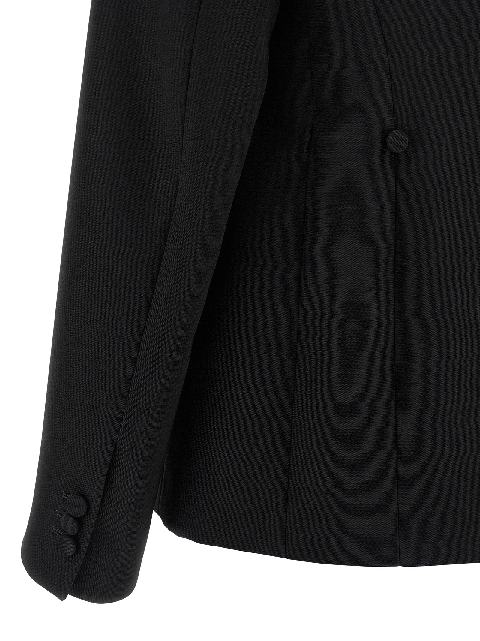Sveva blazer Black Virgin Wool Blazer, Suits