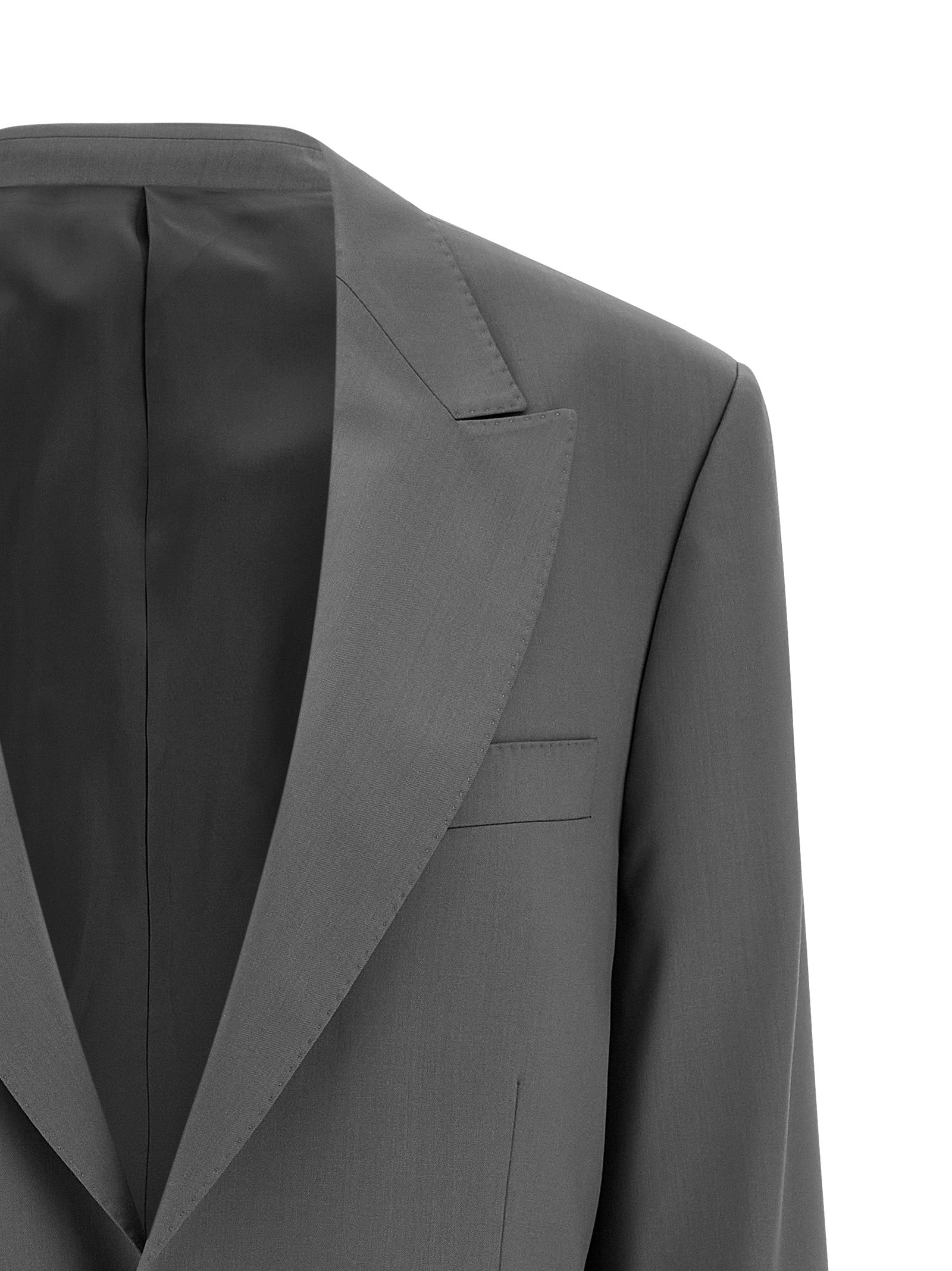 Armida blazer Gray Virgin Wool Blazer, Suits
