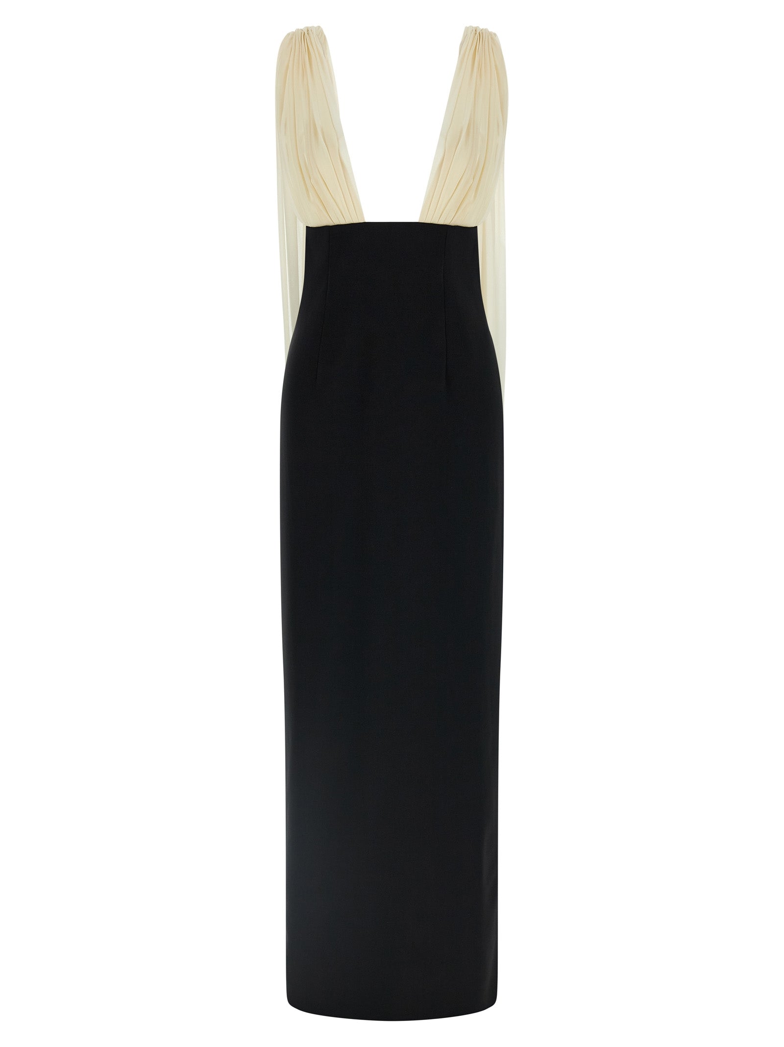 Mara dress White/black