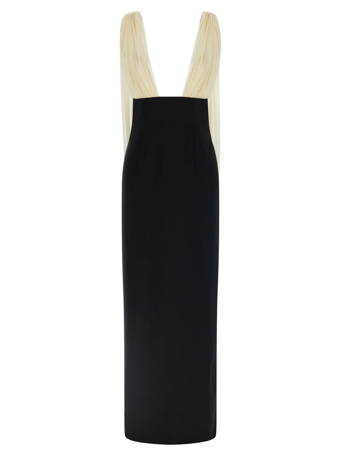 Mara dress White/black