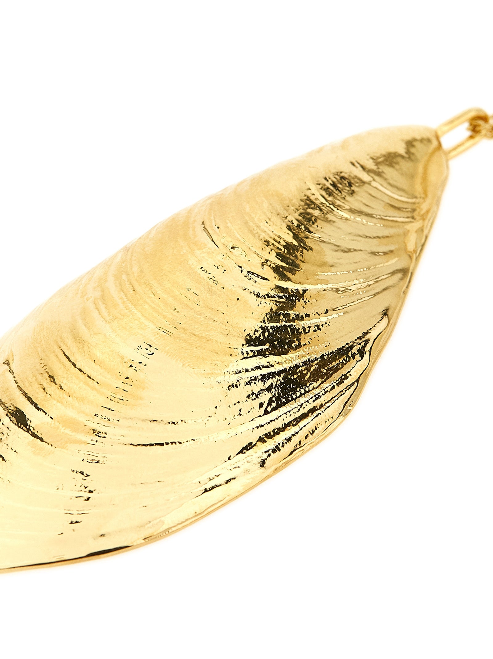 Mussel Shell necklace Gold Plated Brass Jewelry