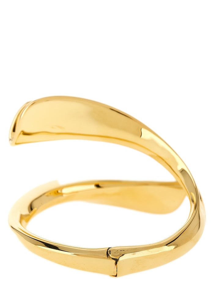 Torchon bracelet Gold Pewter Jewelry