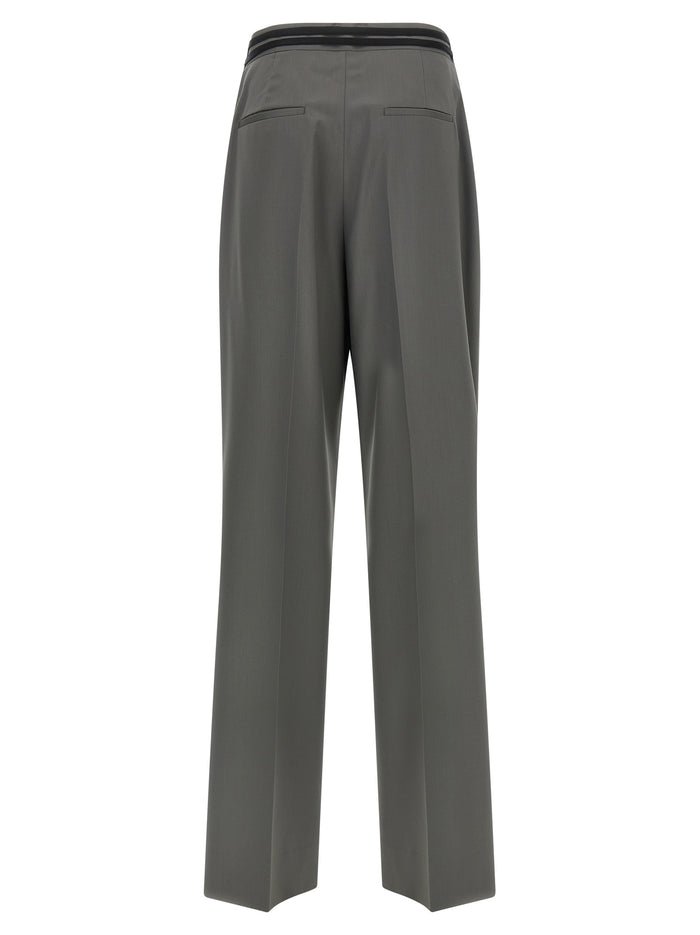 Juno pants Gray Virgin Wool