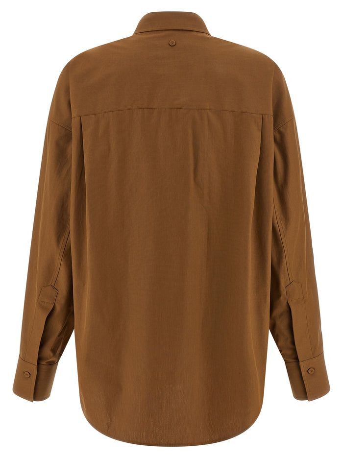 Candela blouse Brown Cotton Shirt