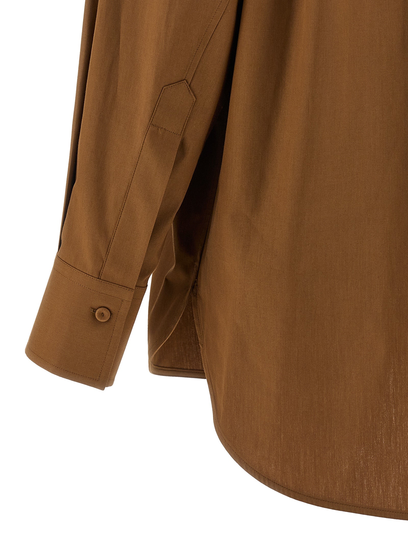 Candela blouse Brown Cotton Shirt