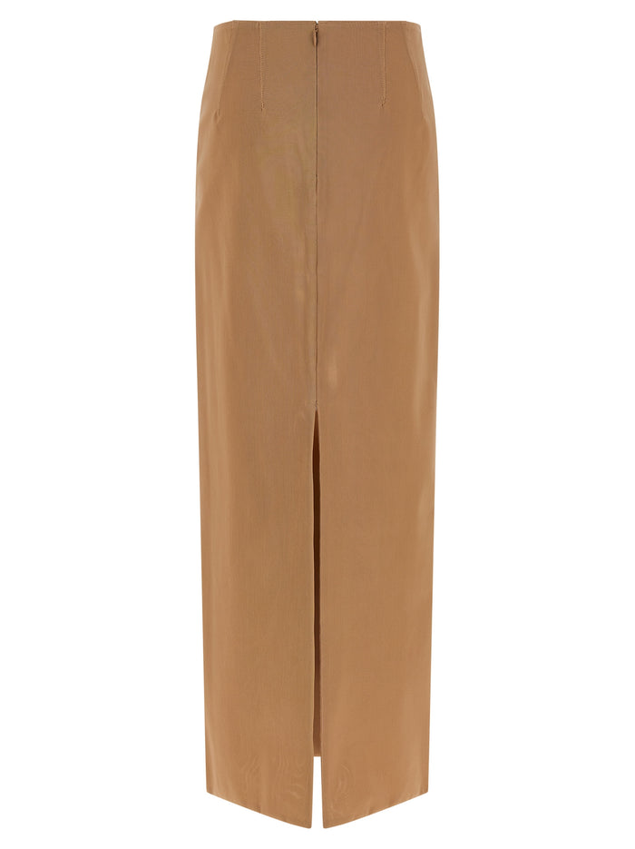 Jackie skirt Beige Polyamide