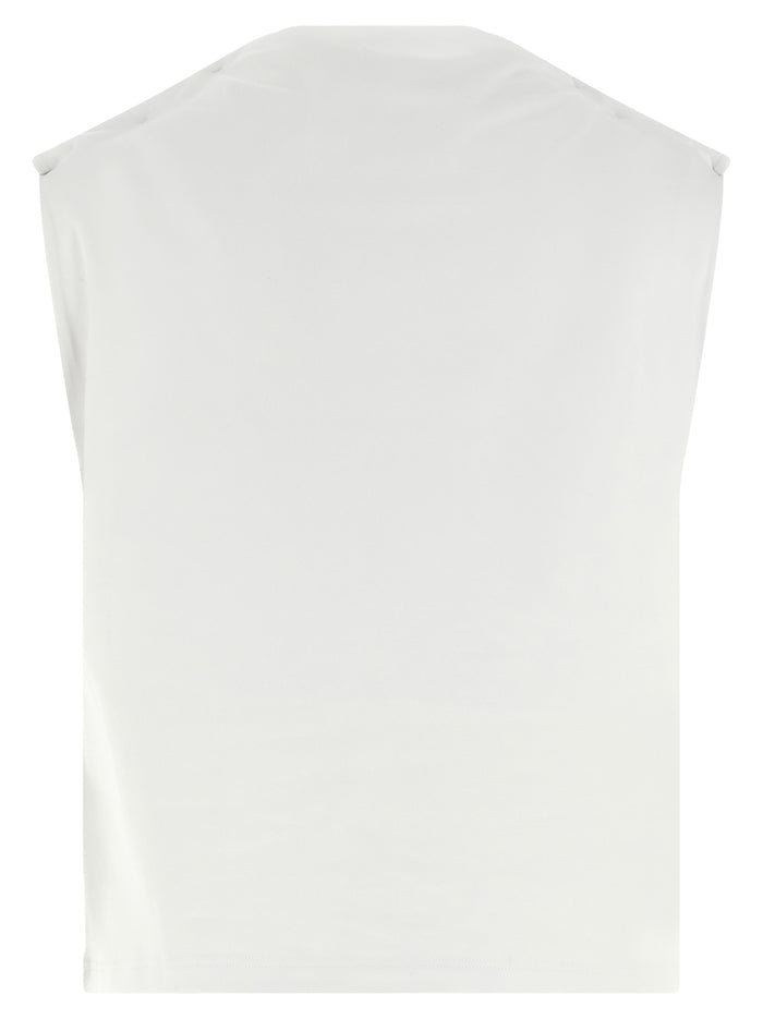 Glenda top White Cotton Tops