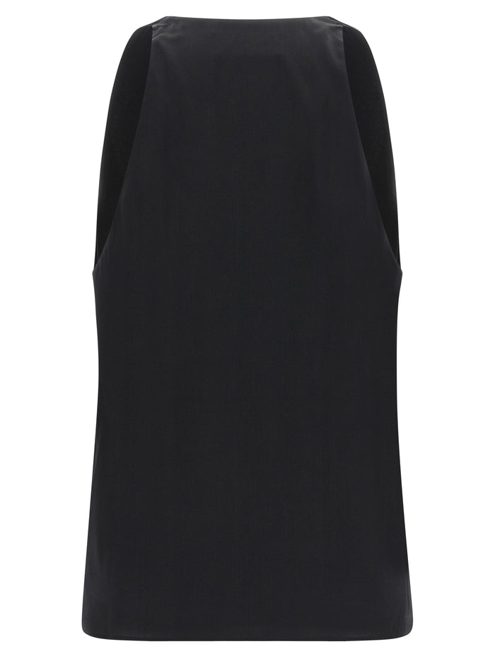 Bianca top Black Silk Tops