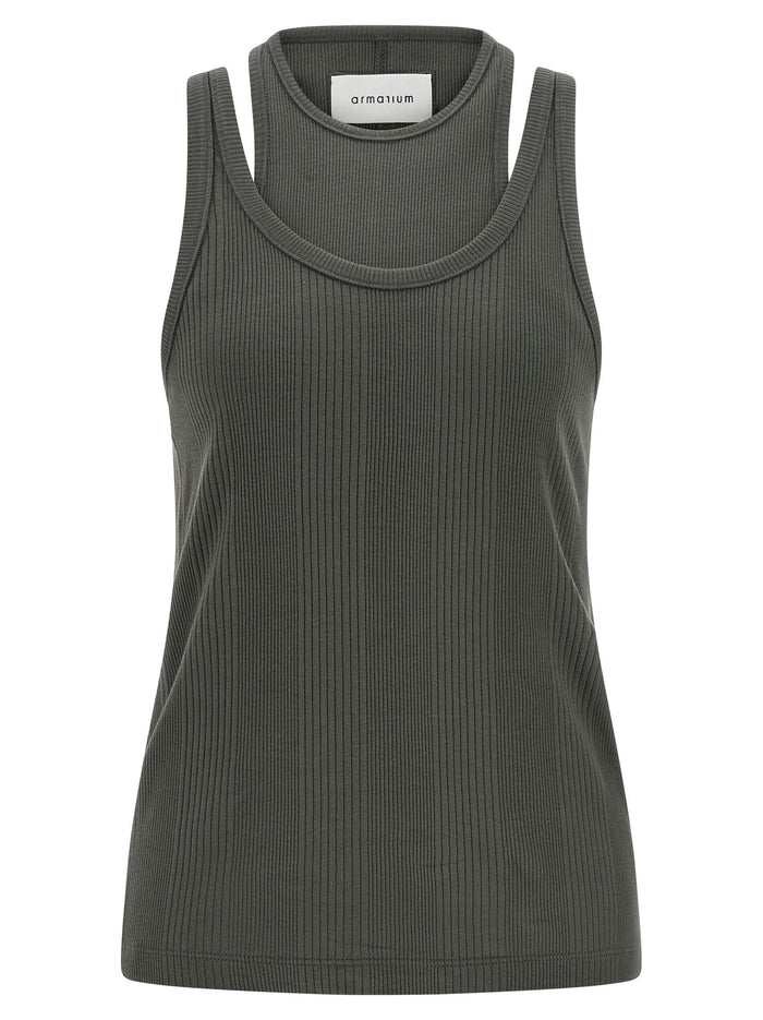 Filippa top Gray Cotton Tops