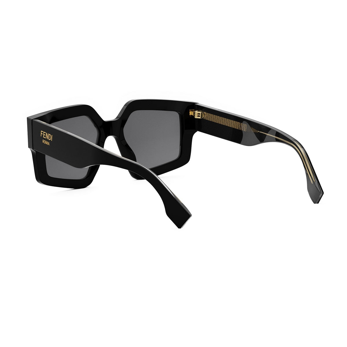 Fendi FE40162I Roma 01A Nero Acetate Occhiali Da Sole