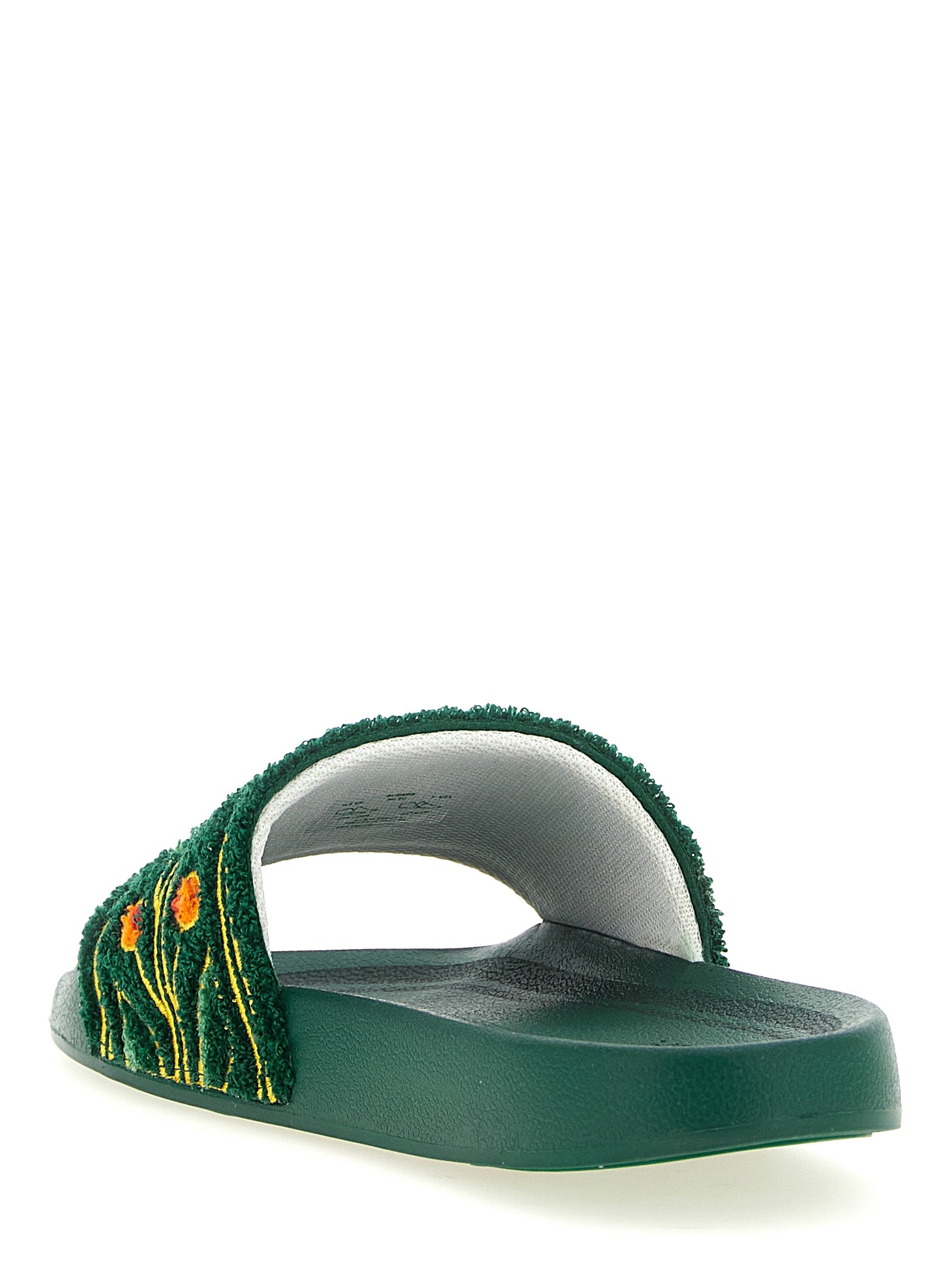 Laurel Terry slides Green Polyester Sandal