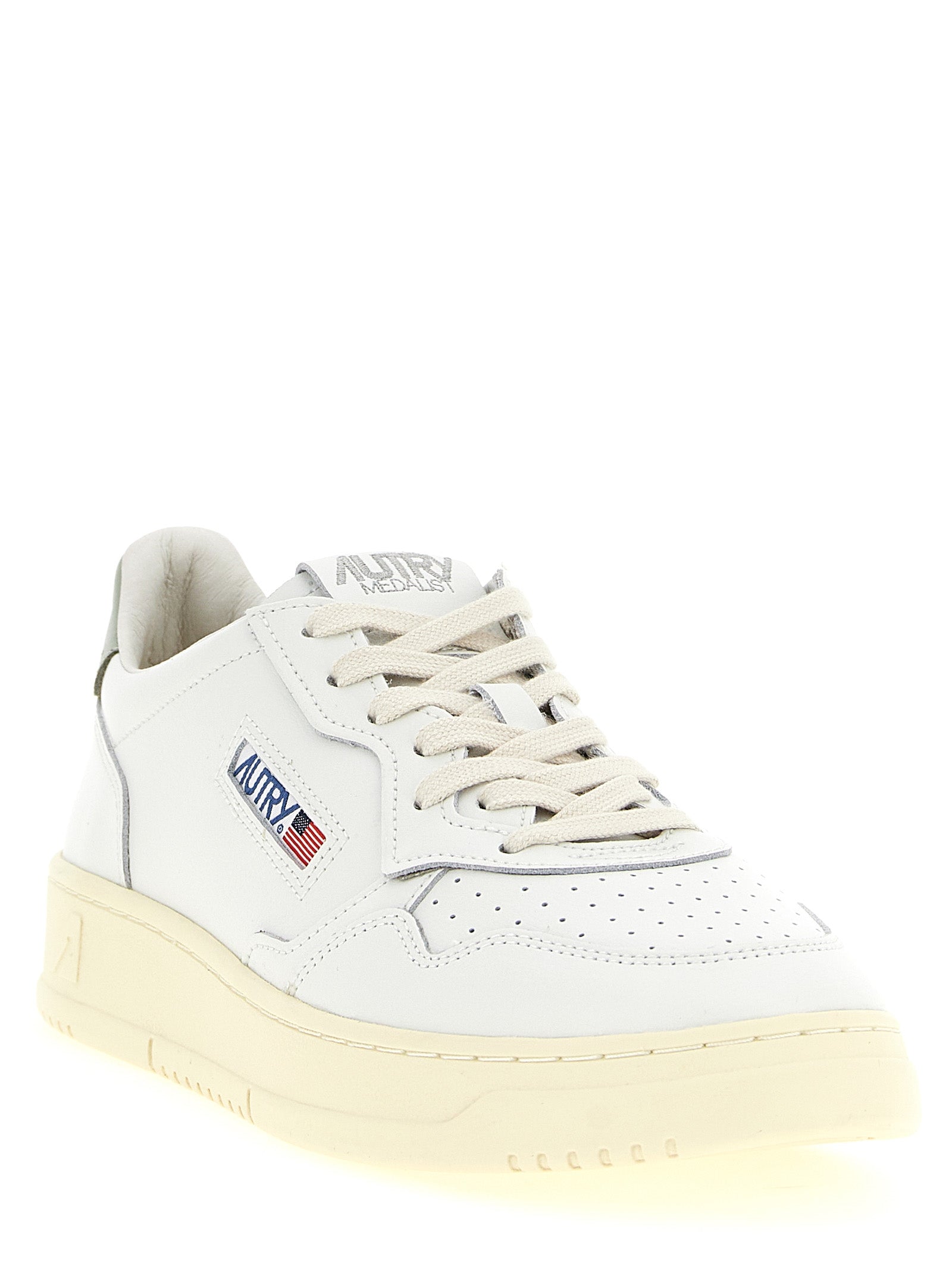 Medalist Low Sneakers Green Cow Leather (bos Taurus)