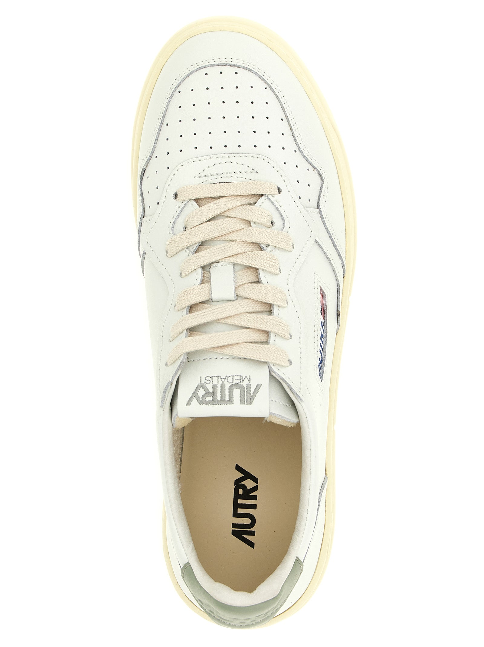 Medalist Low Sneakers Green Cow Leather (bos Taurus)
