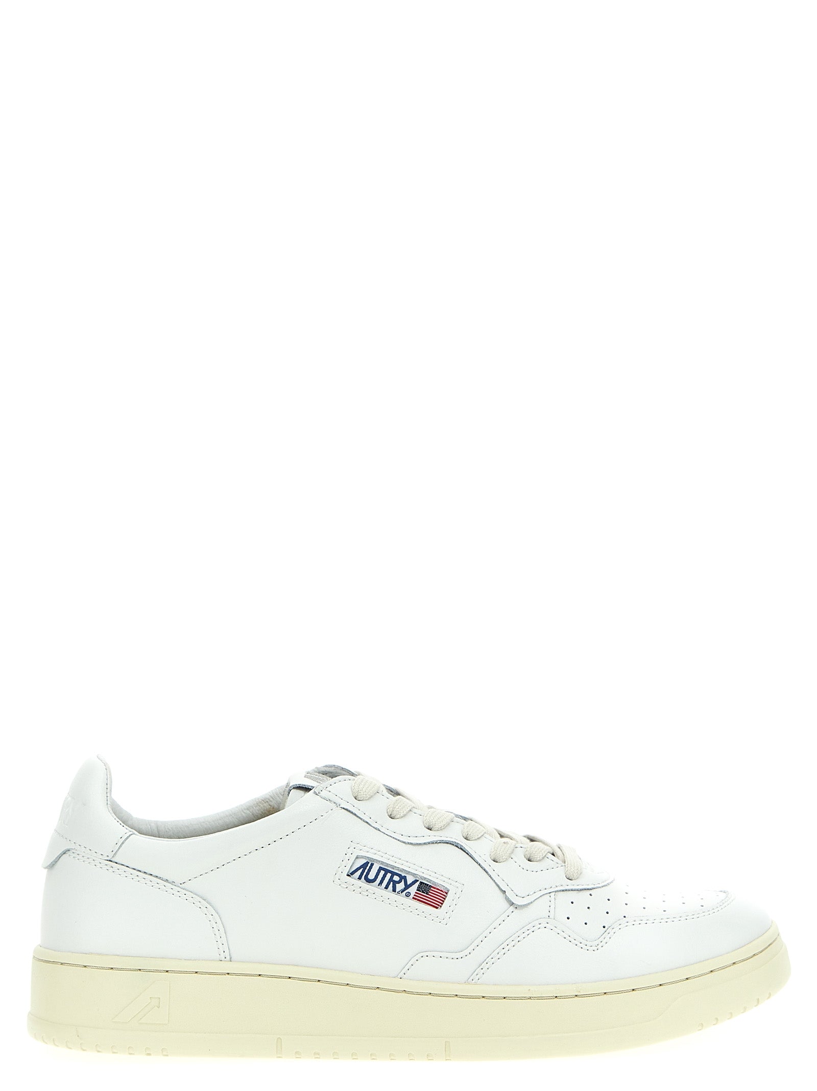 Medalist Low Sneaker White Cowhide Leather