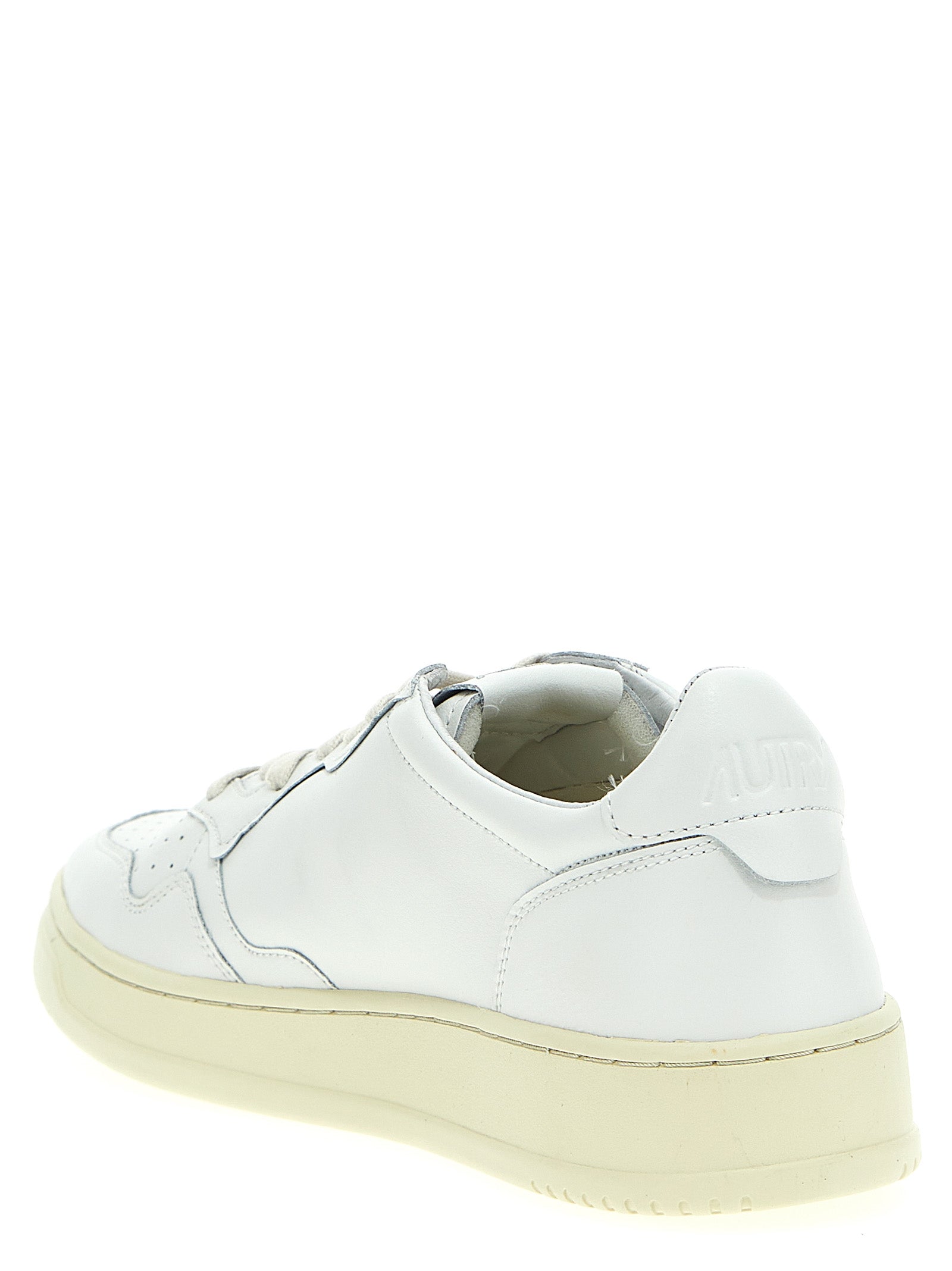 Medalist Low Sneaker White Cowhide Leather