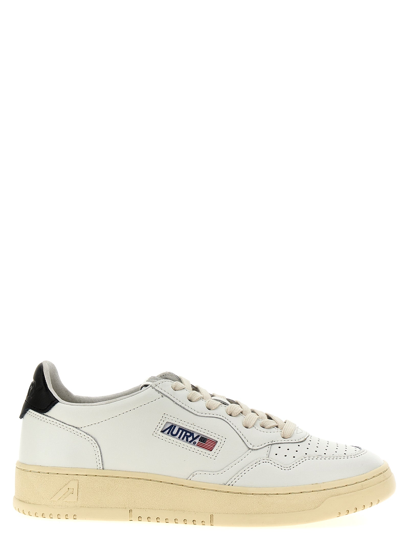 Medalist Sneaker White/black Calf Leather (bos Taurus)