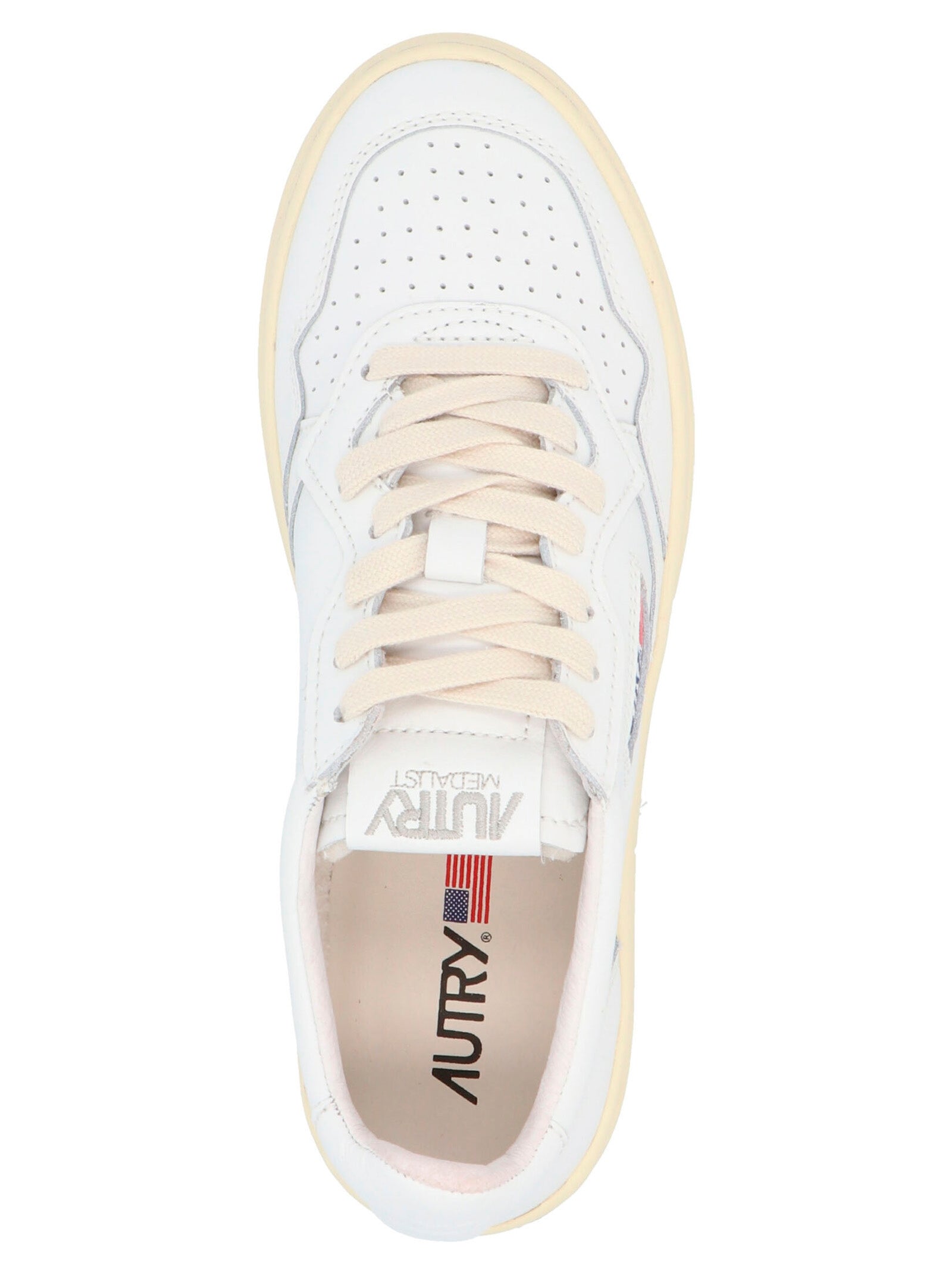 Autry 01 Sneakers White Cowhide Leather