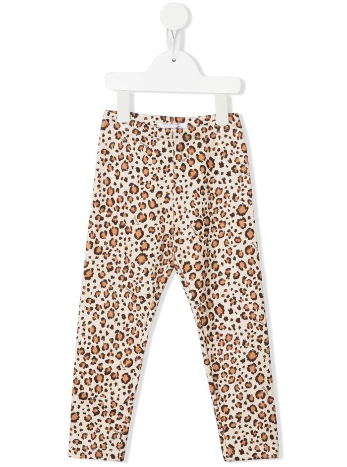 Leggings Leopard Brown Viscose Trousers