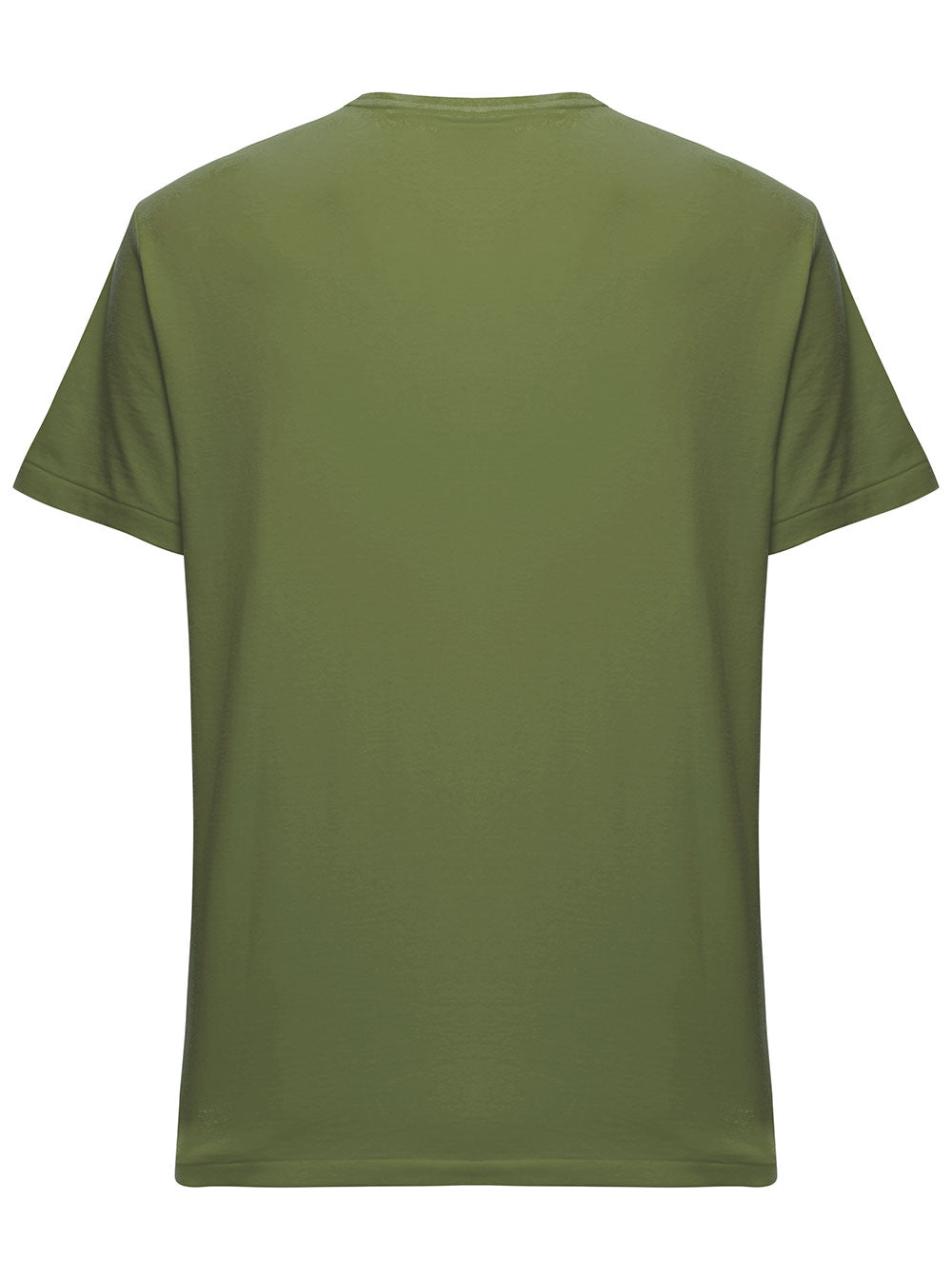 Polo Ralph Lauren Mans Green Cotton T-Shirt With Logo Tshirts And Shirts