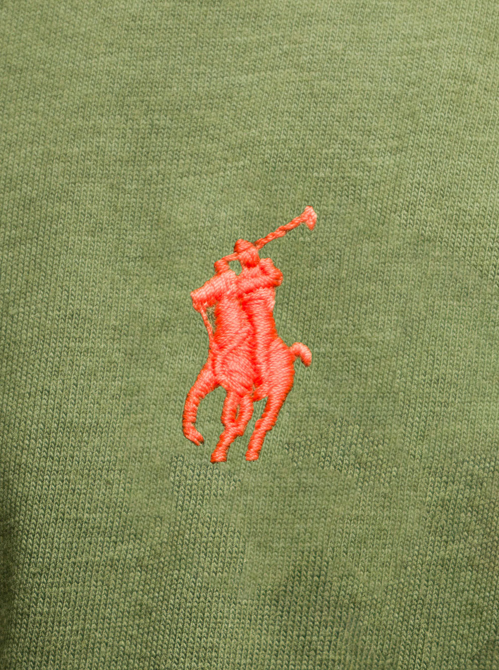Polo Ralph Lauren Mans Green Cotton T-Shirt With Logo Tshirts And Shirts