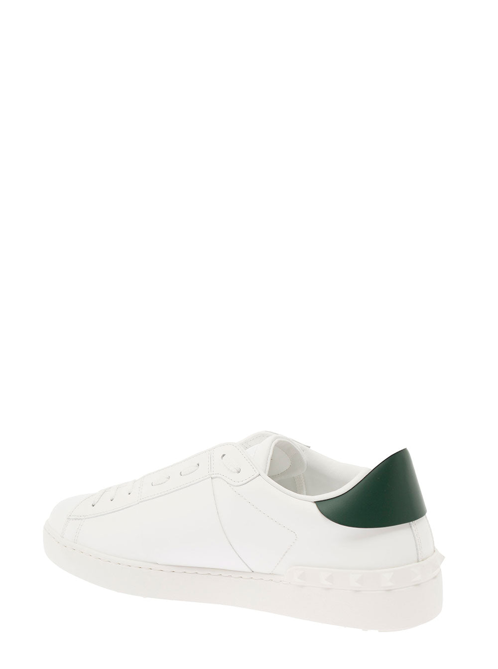 Vltn White Low-Top Sneakers Leather Man Valentino Garavani Calf