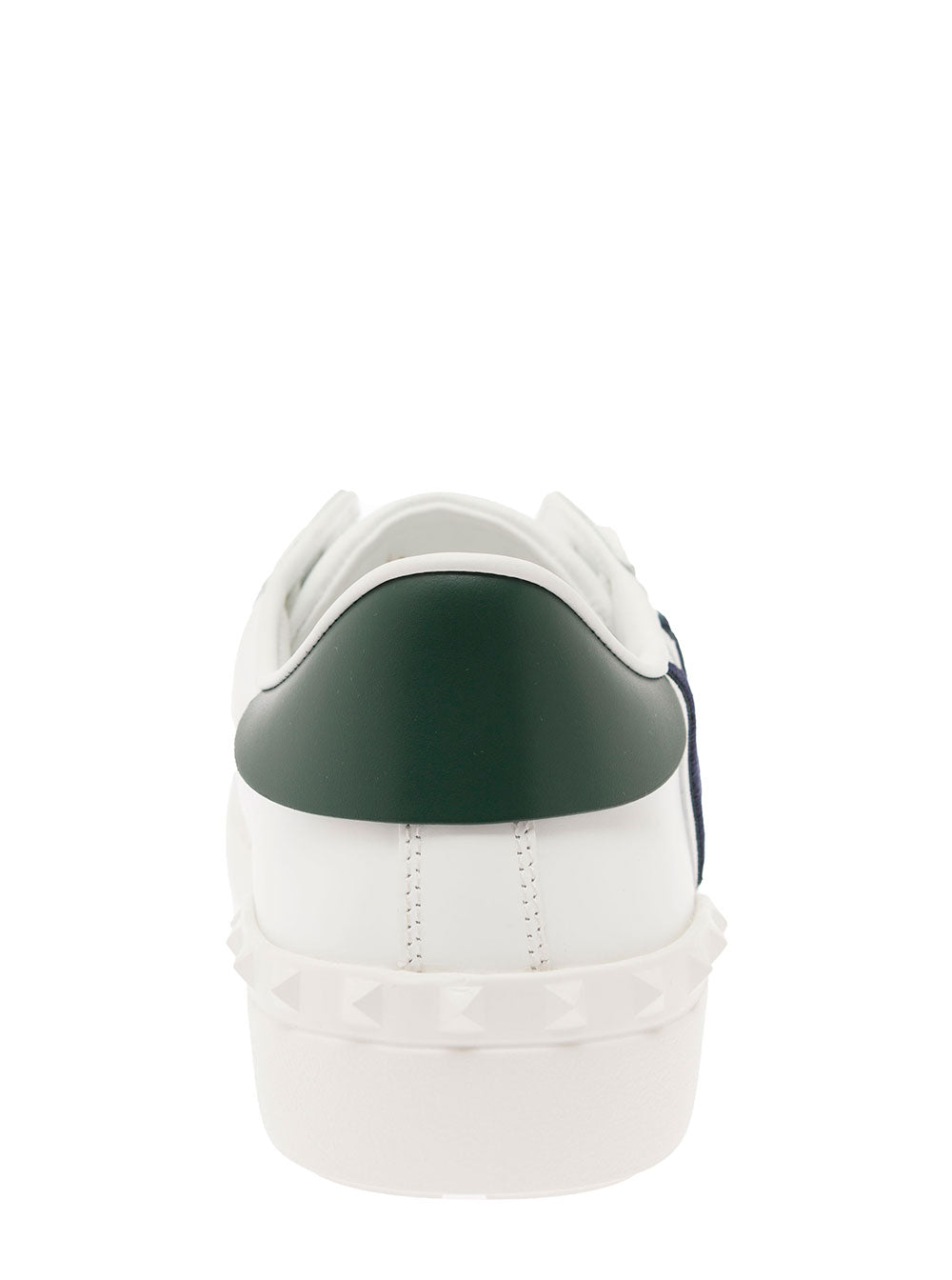 Vltn White Low-Top Sneakers Leather Man Valentino Garavani Calf