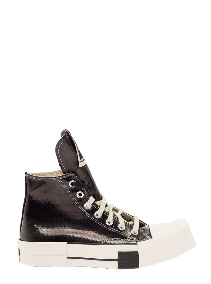Shiny Black Denimturbodrk Sneakers Converse X Drkshdw Man
