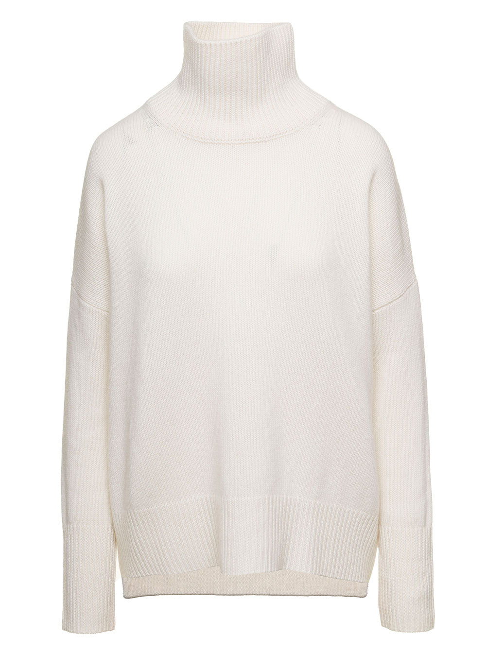 Heidi Sweater White Cashmere Jersey