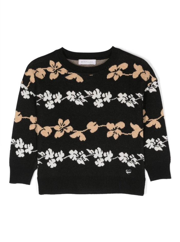 Pull Jaquard Bicolore Jersey